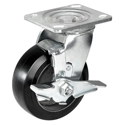 Vista 29 de Ruedas giratorias de 4 x 2 pulgadas, resistentes, 700 libras por rueda, placa superior para carrito de herramientas, plataforma, camión, banco