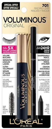 Vista 16 de L'Oréal Paris Makeup Voluminous Original - Mascara para ojos más intensos, lavable, color verde profundo (Deep Green), 0.27 fl oz