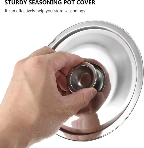 Vista 7 de DOITOOL Tapa universal para olla de cocina, tapa de olla de acero inoxidable, tapa de sartén pequeña, tapa de olla de condimento, tapa de cacerola
