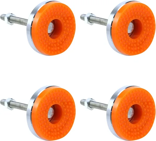 Vista 7 de Antrader Nivelador de patas ajustable de rosca M8, pata de tornillo de nivelación de 2 pulgadas, capacidad de 600 libras para banco de trabajo