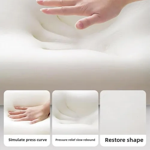 Vista 4 de Almohada de 27 Grados para Parejas, Almohada de Apoyo de Posición Profunda para Parejas, Diseño de Perfil Bajo, Almohada de Cuña de Espuma