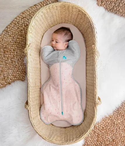 Vista 6 de Love to Dream Swaddle UP, saco de dormir para bebé, mantas para recién nacidos, mejora el sueño, ajuste cómodo