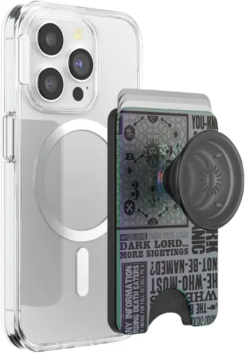 Vista 17 de PopSockets Cartera adhesiva para teléfono y tarjetero con agarre, púrpura - Aura