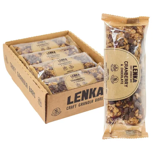 Vista 15 de Barras Lenka - Barras de snack de nueces y bayas, sin gluten, alta fibra, kosher, saludables, sin sabores artificiales, envueltas individualmente