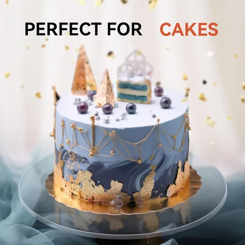 Vista 4 de Hoja de plexiglás acrílico transparente redonda de 1/4" de grosor - Discos plásticos circulares transparentes - No de vidrio - Ideal para encimeras