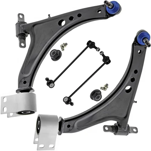 Vista 95 de Detroit Axle - Kit de 4 brazos de control de extremo delantero para Dodge Dart 13-16, Chrysler 200 15-17, 2 brazos de control inferiores, 2 extremos