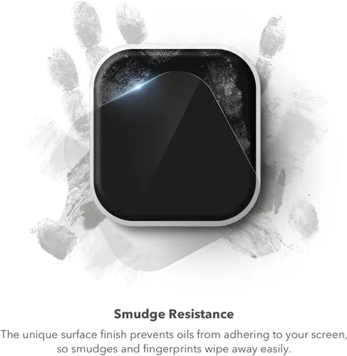 Vista 6 de ZAGG InvisibleShield Glass Elite 360 para Apple Watch SE 3/9/8/7 Cara de 1.772 pulgadas/1.732 pulgadas, parachoques integrado y protector