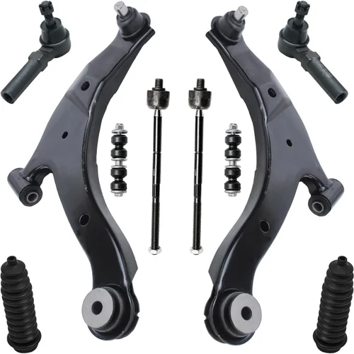 Vista 219 de Detroit Axle - Kit de suspensión delantera de 10 piezas para Ford Freestar Mercury Monterey 04-07, 2 brazos de control inferiores con rótula 4