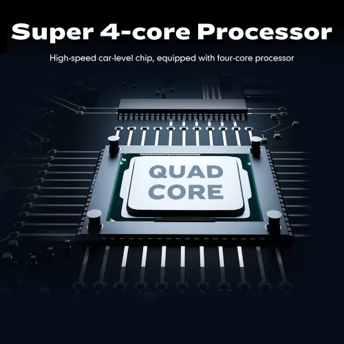 Vista 9 de Kunfine Navegación Android para coche, radio GPS estéreo, pantalla de cámara inversa de 9 pulgadas, pantalla táctil IPS, almohadilla para tableta