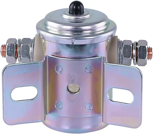Vista 5 de RAREELECTRICAL Nuevo interruptor solenoide compatible con interruptor de repuesto universal de 3 postes Prestolite Base de montaje curvada de metal