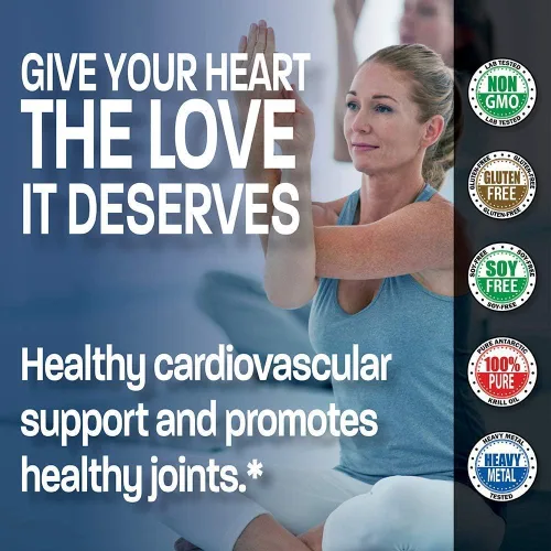 Vista 6 de Bronson Polvo de proteína hidrolizada de péptidos marinos de colágeno + aceite de krill antártico 1000 mg con omega-3s EPA DHA