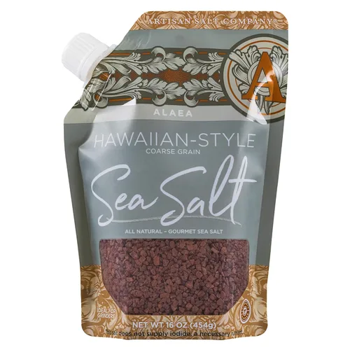 Vista 22 de SaltWorks Ancient Ocean sal rosa del Himalaya, fina, bolsa artesanal con surtidor de vertido; 16 onzas