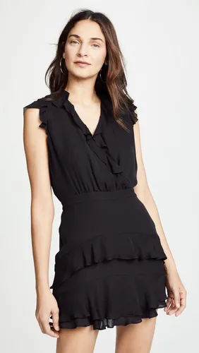 Vista 2 de Parker Vestido corto de manga con volteo tangia para mujer