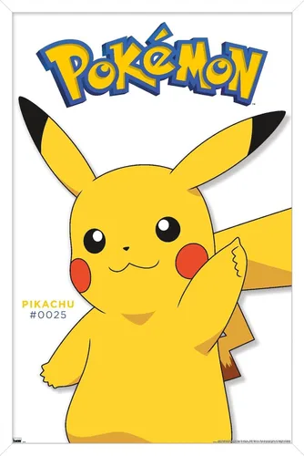 Vista 11 de Trends International Pokémon - Póster de pared de la serie Pikachu Feature Series, 14.72 x 22.37 pulgadas, versión enmarcada de madera de granero