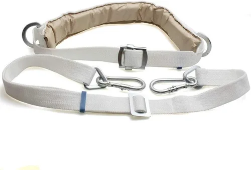 Vista 2 de HUAWELL Cinturón de seguridad con cordón ajustable, arnés de escalada de árboles, equipo de protección, kit de protección personal para detención