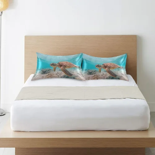 Vista 109 de Fundas de almohada Blueangle con diseño de rayas de béisbol – Fundas de almohada suaves y transpirables – Lavables a máquina – Fundas de almohada