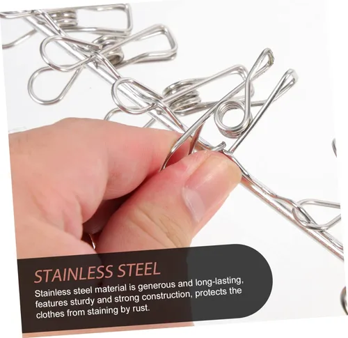 Vista 4 de Perchas de secado con múltiples clips, perchero para colgar ropa para balcón, estante para colgar ropa sucia, estante de secado de ropa