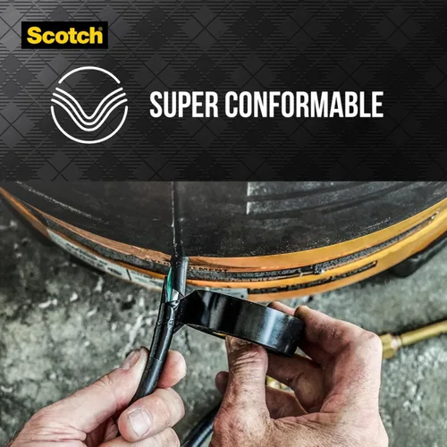 Vista 7 de 3M Scotch Super 33+ Cinta eléctrica de vinilo, 0.75 pulgadas por 66 pies