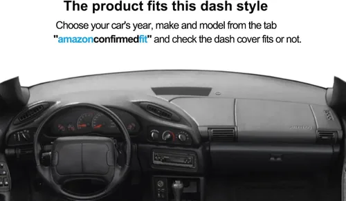 Vista 2 de Yiz Alfombrilla para salpicadero, ajuste personalizado para Chevy Chevrolet Camaro, protector de alfombra (negro) J38