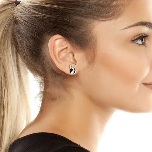 Vista 2 de Betsey Johnson Pendientes Bulldog, Base