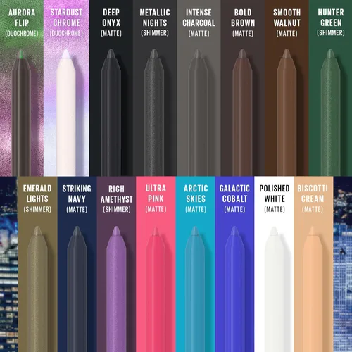 Vista 4 de Maybelline New York Tattoo Studio - Lápiz delineador de ojos afilable de larga duración, pigmentos suaves de gel con 36 horas de duración
