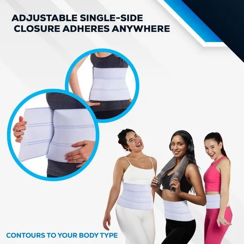 Vista 5 de NYOrtho Faja Abdominal Pediátrica de 6" de 2 Paneles - Envoltura de Compresión Unisex Post-Cirugía para Adolescentes - Cinturón de Soporte Abdominal