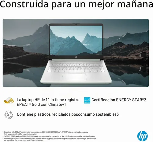 Vista 8 de HP Laptop 2026 Student Business, Copilot AI+Office 365, CPU Intel UFS