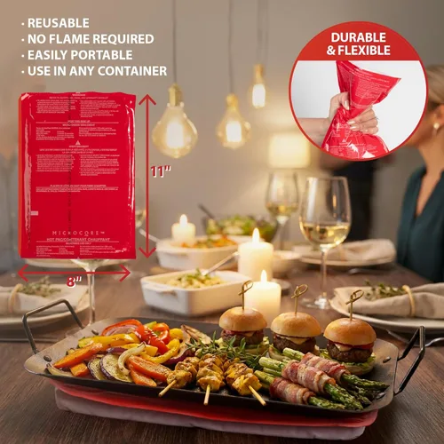 Vista 5 de Bolsa de calor Vesture Hot to Go - Mantén la comida caliente - Reemplazo de paquete microcore para porta-comida