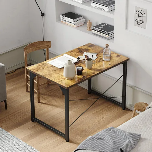 Vista 84 de CubiCubi Escritorio para computadora, escritorio pequeño de oficina en casa de 40 pulgadas, mesa de PC de estilo moderno y simple para el hogar