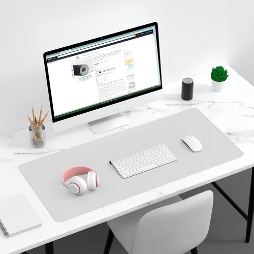 Vista 21 de Dapesuom Alfombrilla grande para mouse, alfombrilla de mouse para juegos extendida con bordes cosidos, alfombrillas de escritorio de tamaño completo