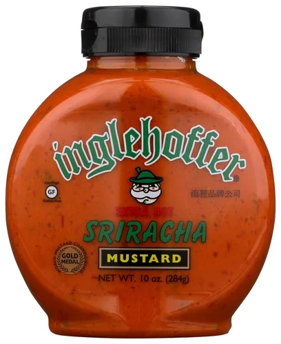 Vista 7 de Inglehoffer Mostaza cremosa de eneldo 9.75 onzas, mostaza salada con eneldo, limón y alcaparras