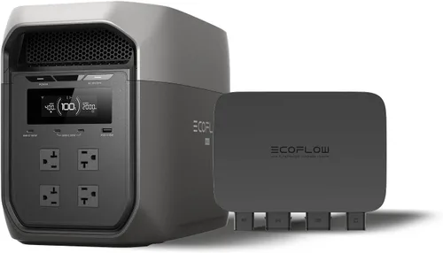 Vista 10 de EF ECOFLOW DELTA 2 Max Power Station Batería extra, batería LiFePO4 (LFP) de 2048 Wh, compatible con generadores DELTA 2 y DELTA Max 2000 y DELTA 2