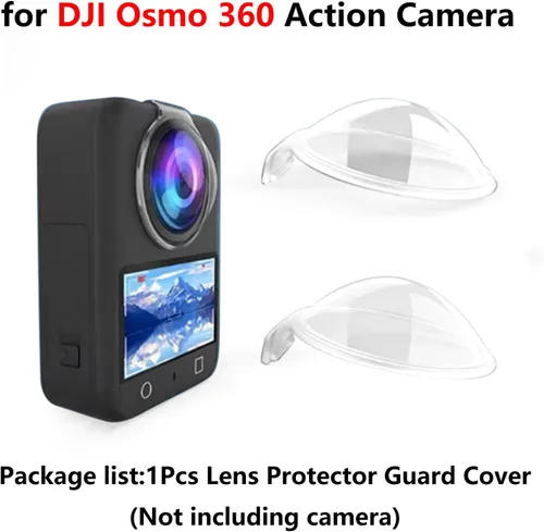 Vista 2 de Cubierta protectora de lente para cámara de acción DJI Osmo 360, resistente al polvo y arañazos