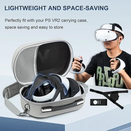 Vista 9 de Adjustable Head Strap for Playstation VR2, Double-Sided PU Soft PSVR2 Strap, Enhanced Comfort for VR2 Headset, Lightweight Reduce Head Pressure