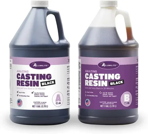 Vista 12 de Alumilite Amazing White Casting Resin Kit - Kit de resina de fundición blanca, 32 onzas (16 onzas parte A + 16 onzas parte B), ideal para verter