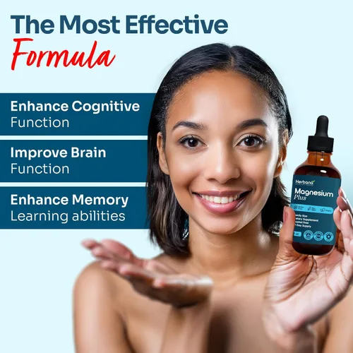 Vista 6 de Magnesium Complex Plus Gotas líquidas de 4 onzas líquidas – Citrato de magnesio avanzado, glicinato, L-treonato con vitaminas B6, D, C suplemento