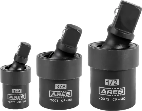 Vista 10 de ARES 70072-1/2-inch Drive Impact Universal Joint – Cromo Moly U-Joint Accesos a sujetadores difíciles de alcanzar
