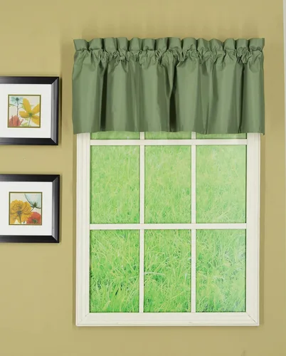 Vista 21 de Today's Curtain Horizon Cenefa opaca térmica, albaricoque, 58 pulgadas de ancho x 15 pulgadas de largo