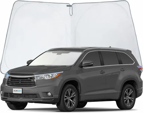 Vista 35 de CLIM ART Parasol para parabrisas para BMW X3 2018-2024, parasol plegable de ajuste personalizado, protector solar del vehículo, cubierta