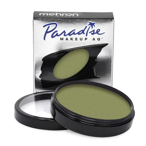 Vista 61 de Maquillaje Mehron Paradise AQ - Recambio de maquillaje (0.25 onzas) (Verde Yaxaa)