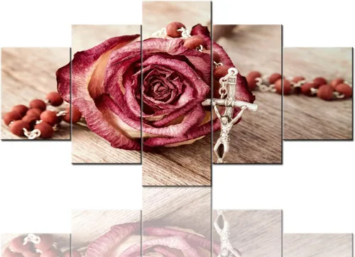 Vista 46 de TUMOVO Jesús Christian - Pintura sobre lienzo de 5 piezas