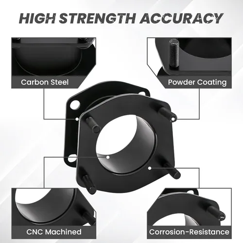 Vista 4 de maXpeedingrods Kit de elevación de 3 pulgadas para Jeep Grand Cherokee WK 2005-2010, Commander XK 2006-2010, espaciadores de suspensión de puntal