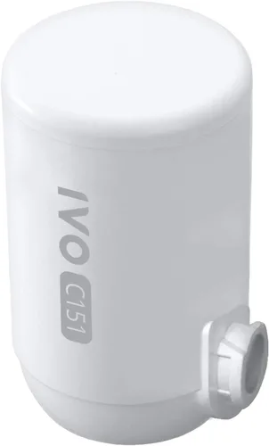 IVO Filtros de agua de repuesto (1 x dura 4 meses) - Filtración de 4 etapas con tecnología aprobada por NSF - Elimina contaminantes hasta 0.1