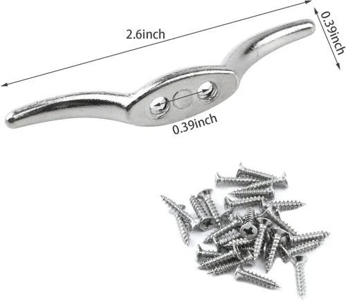 Vista 2 de 10 tacos de cordón para persianas, cuerda de seguridad de metal, soporte para tacos con tornillos para persianas romanas, cortinas de sombra