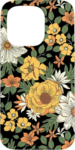 Vista 14 de iPhone 16 Yellow Wildflower Summer Flowers Botanical Graphic Floral Case
