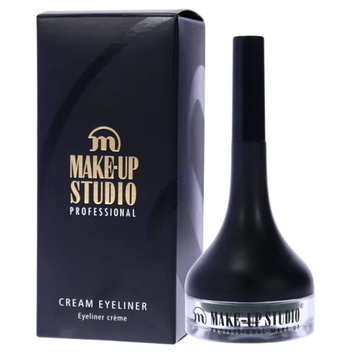 Vista 4 de Make-Up Studio Delineador de ojos profesional en crema de maquillaje Amsterdam con brocha, hermoso delineador de ojos con cepillo integrado, ideal