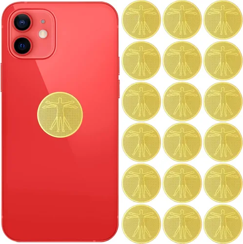 Zonon 18 Piezas Adhesivos EMF Adhesivo Bloqueador de EMF para Radiación de Teléfono Celular Equipos Neutralizadores Dispositivos Accesorios para