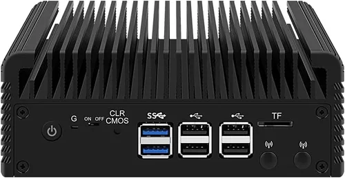 Vista 2 de CWWK Mini PC Serie N de 8 núcleos N305 Intel Quad Core sin ventilador Mini Host Ruta suave (16G512G)
