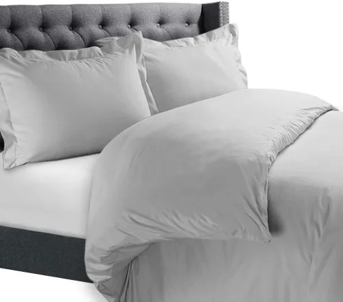 Vista 54 de Dream'z Bedding Juego de funda de edredón de 3 piezas de algodón egipcio de 600 hilos, súper suave, tamaño individual (68 x 90 pulgadas)