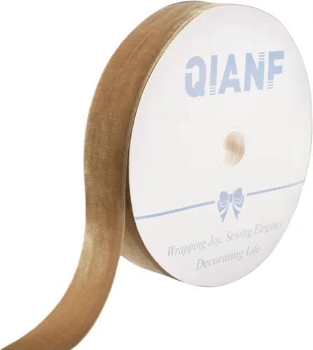 Vista 22 de QIANF Cinta de terciopelo, carrete de 1 1/2 pulgadas por 25 yardas (rojo)